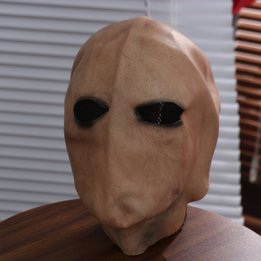 Latex Alien Mask Realistic - Masque d'Halloween Slenderman sans visage, non