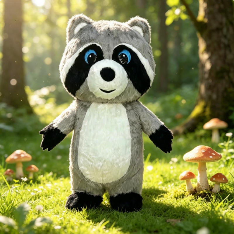 Costumes - Costume de mascotte de raton laveur