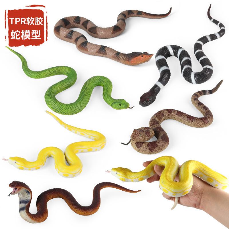 Prank Toys - Simulation de figurine en caoutchouc souple,