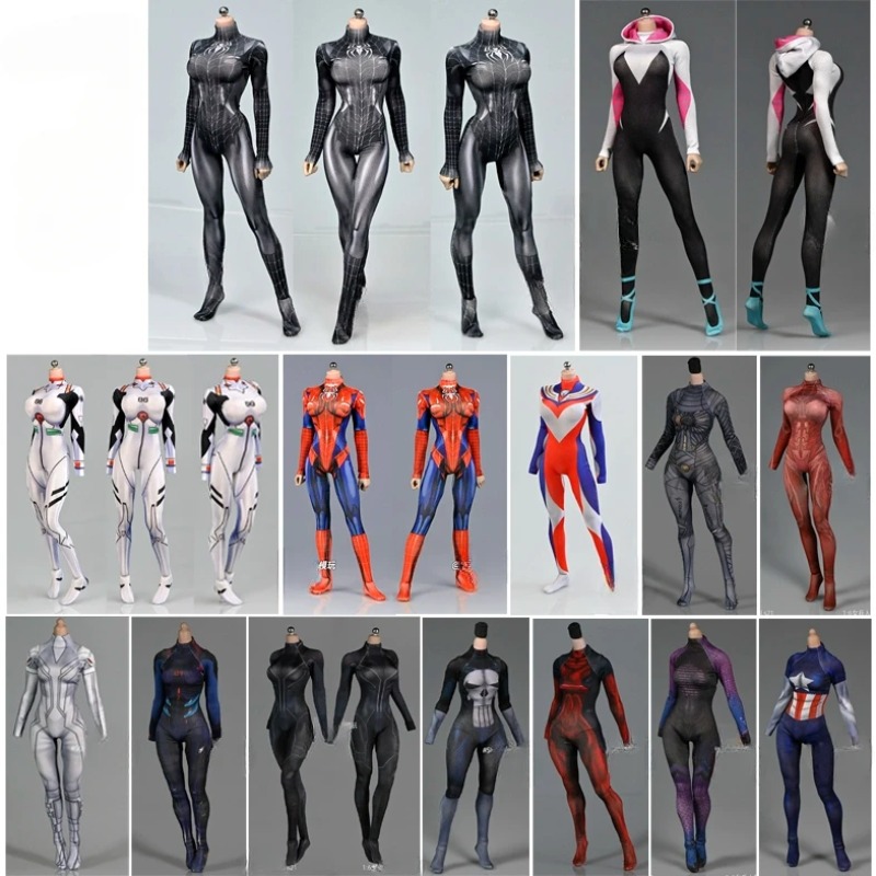 Spiderman Jumpsuit Kids - Combinaisons modèle 1/6 Anime Girls Fighter,