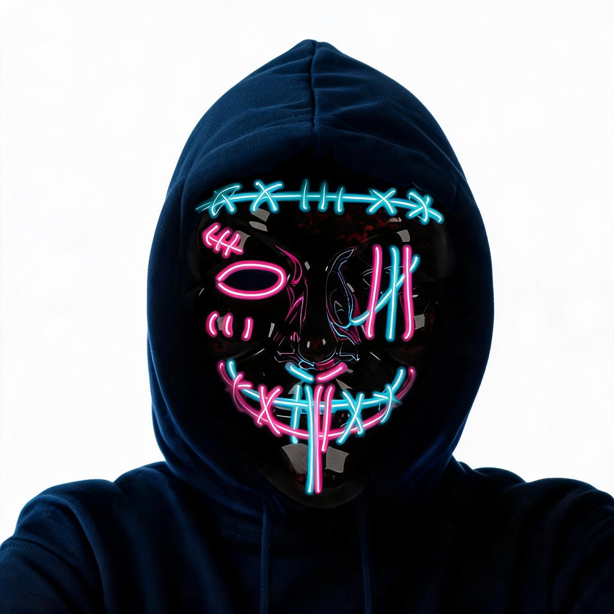 Lot de 3 masques d'Halloween e - Led Purge Mask Halloween avis et prix