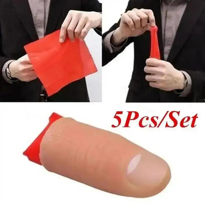 5 pièces/ensemble fausses chau - Thumb Tip Magic Trick Set avis et prix