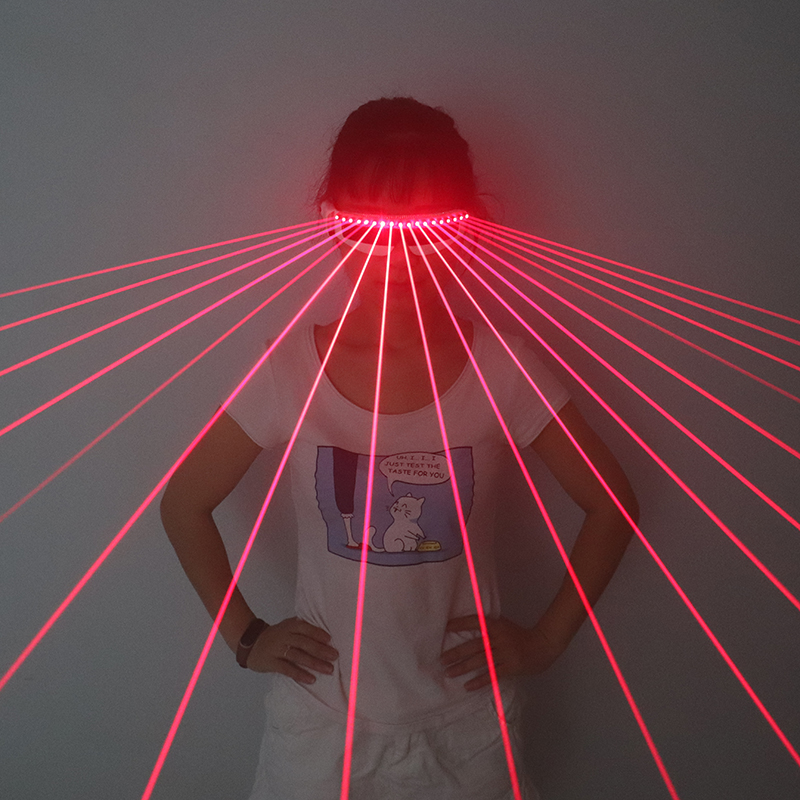 Lunettes Laser rouges 650nm, a - Glow In The Dark Party Glasses avis et prix