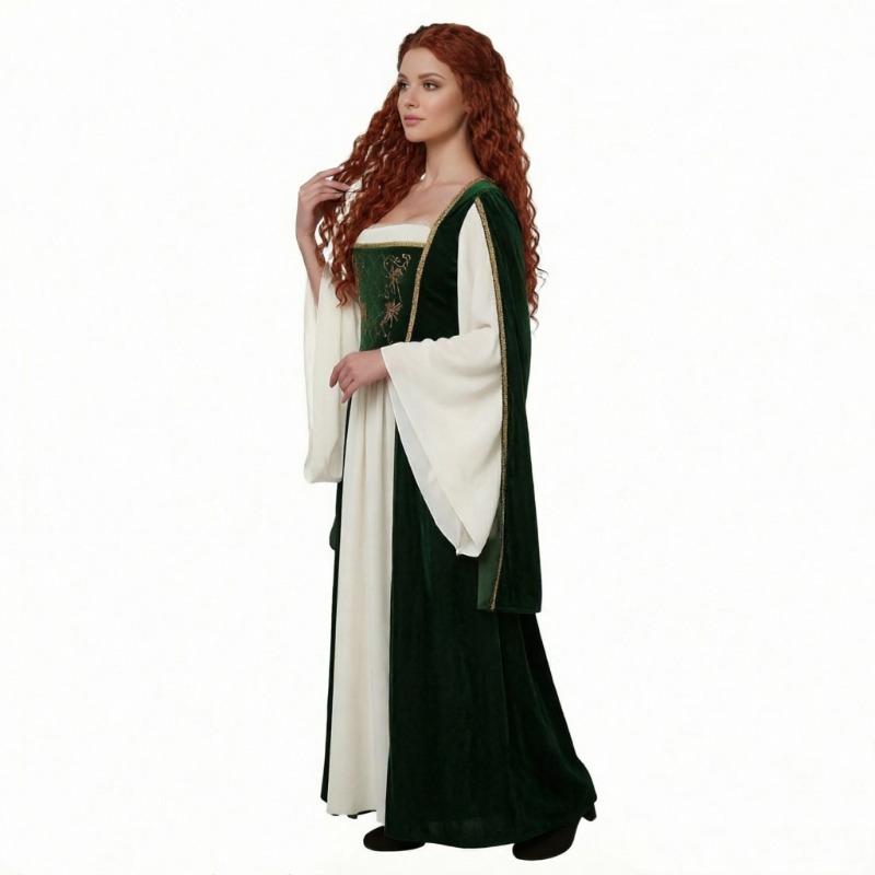 Nouveau costume de cosplay méd - Medieval Renaissance Dress Women avis et prix