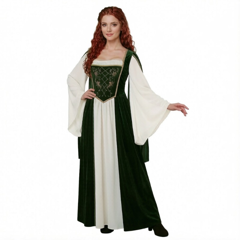 Nouveau costume de cosplay méd - Medieval Renaissance Dress Women avis et prix