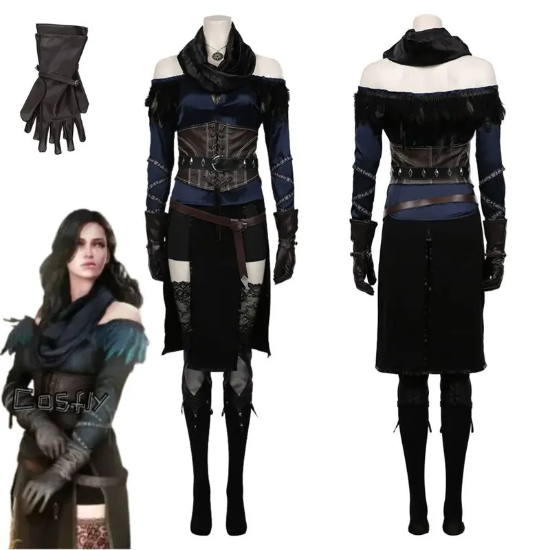 Yennefer Cosplay Fantasia dégu - Medieval Renaissance Dress Women avis et prix