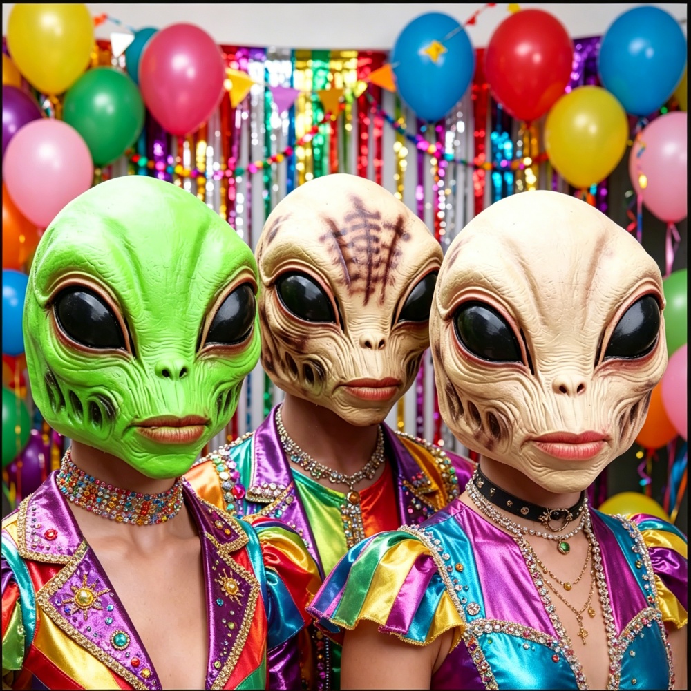 Masque d'Alien d'Halloween, Ac - Latex Alien Mask Realistic avis et prix