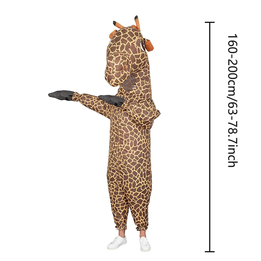 Costume gonflable girafe unise - Inflatable Dinosaur Costume Adult avis et prix
