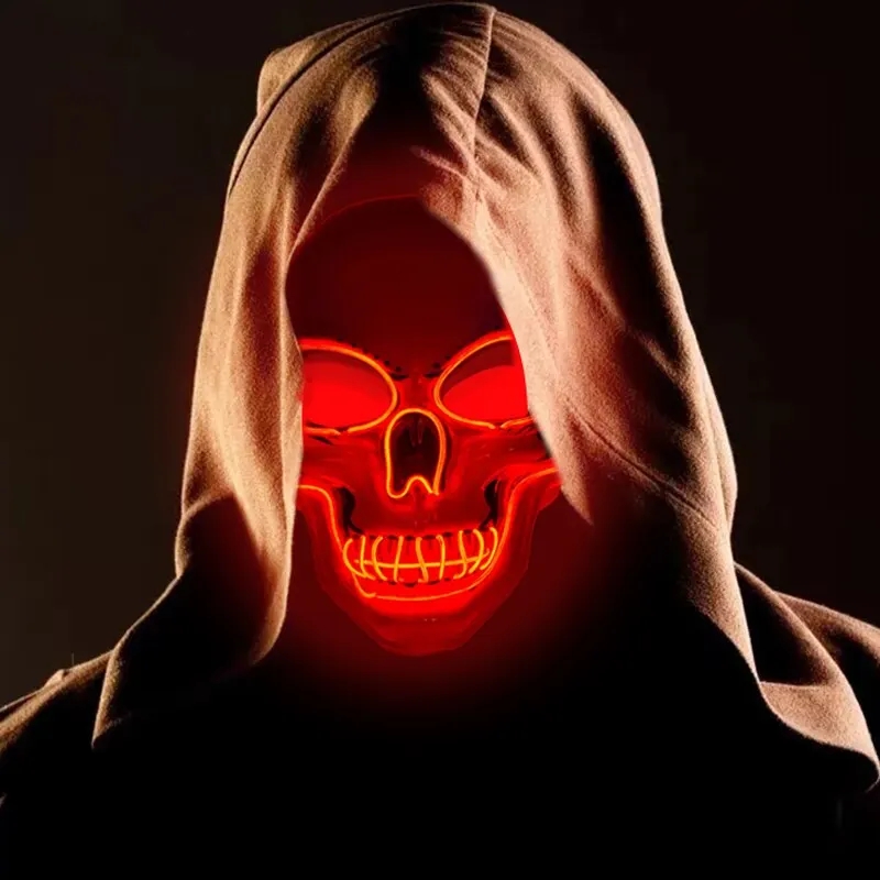 Masque néon LED Light Up Party - Led Purge Mask Halloween avis et prix